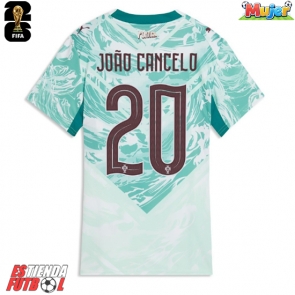 Portugal Joao Cancelo #20 Segunda Equipación Mujer Mundial 2026 Manga Corta